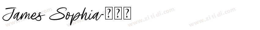James Sophia字体转换